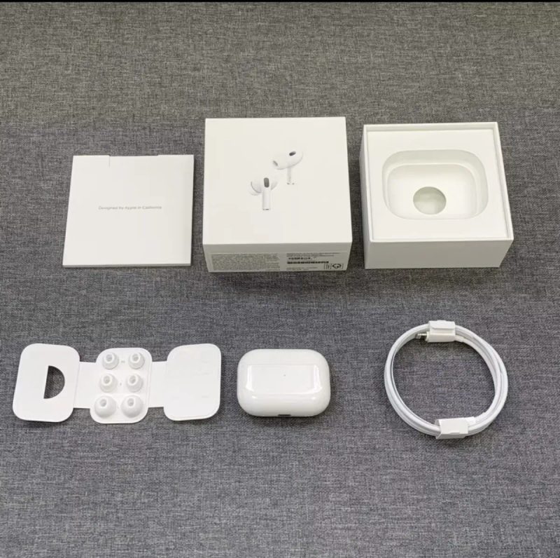 Навушники Apple AIRPODS PRO 2(1:1 до оригіналу)+БЕЗКОШТОВНИЙ чохол в подарунок — фото 2