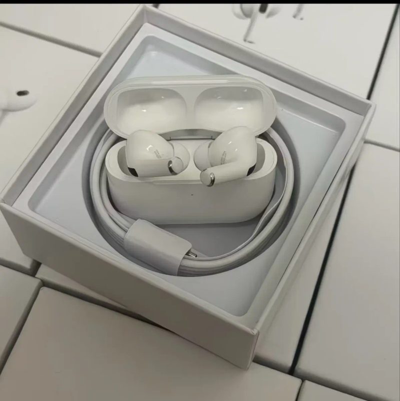 Навушники Apple AIRPODS PRO 2(1:1 до оригіналу)+БЕЗКОШТОВНИЙ чохол в подарунок — фото 3