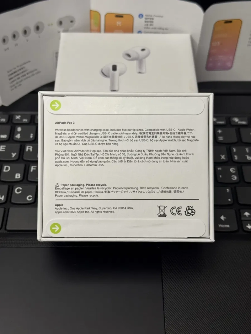 Навушники Apple Airpods Pro 3 Gen — фото 7