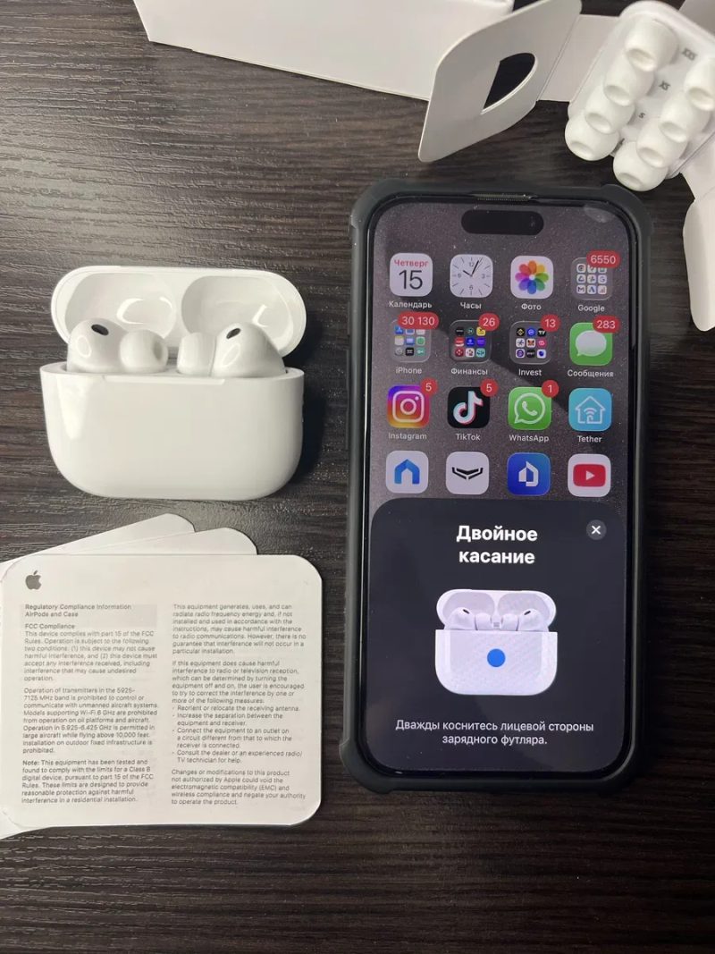 Навушники Apple Airpods Pro 3 Gen — фото 6