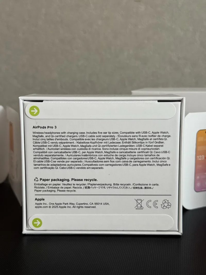 Навушники Apple Airpods Pro 3 (Шумоподавлення, режим прозорості) — фото 6