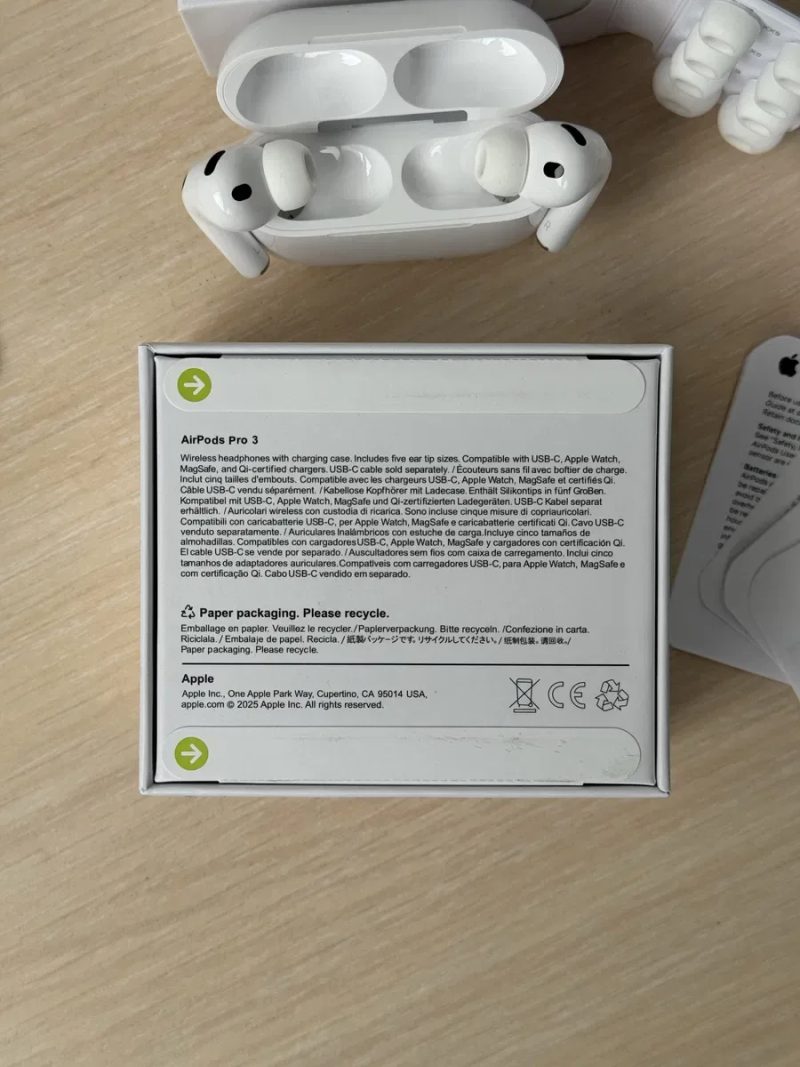 Навушники Apple Airpods Pro 3 (Шумоподавлення, Режим прозорості) — фото 6