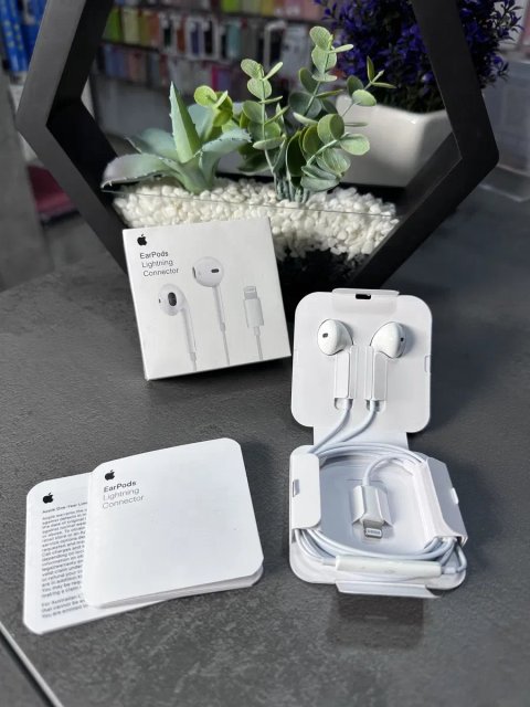 Навушники Apple EarPods Lightning/100% Оригінал/Original ЕарПодс
