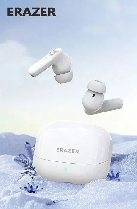 Навушники бездротові Stereo Bluetooth 5.4, вакуумні Erazer A01, ігрові, якісний звук  Stereo, надійні, игровые вакуумные наушники — фото 6
