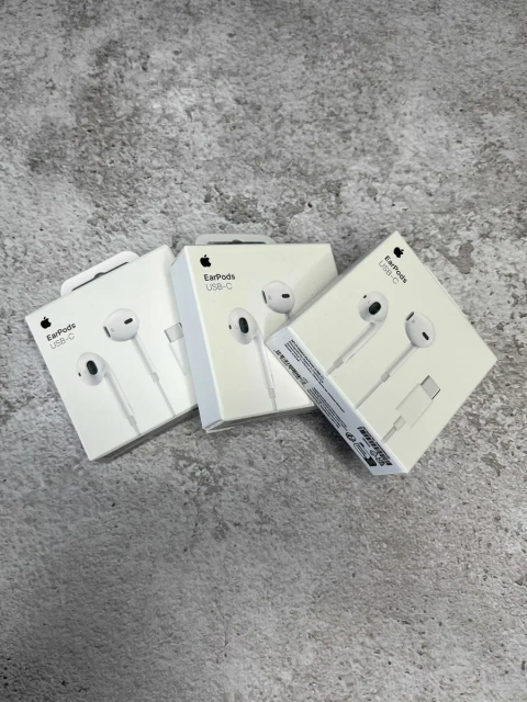 Навушники iPhone EarPods USB-C Original оригинал наушники Type-C