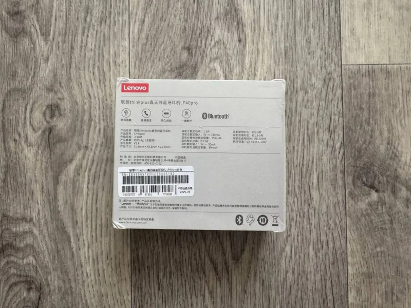 навушники Lenovo TWS Earbuds LP40 Pro — фото 6