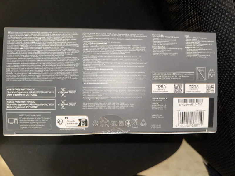 Навушники Logitech G733 Black/White — фото 3