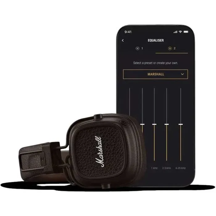 Навушники Marshall Major V 5 Brown Підтримка офіційного додатку1006834 — фото 2