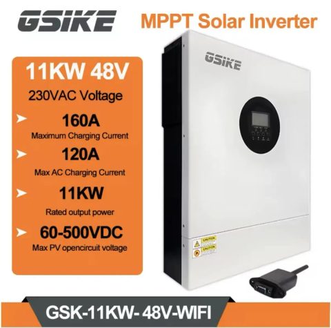 Наявність! Гібридний інвертор 11kw паралельний Gsike  (Anenji / Easun)