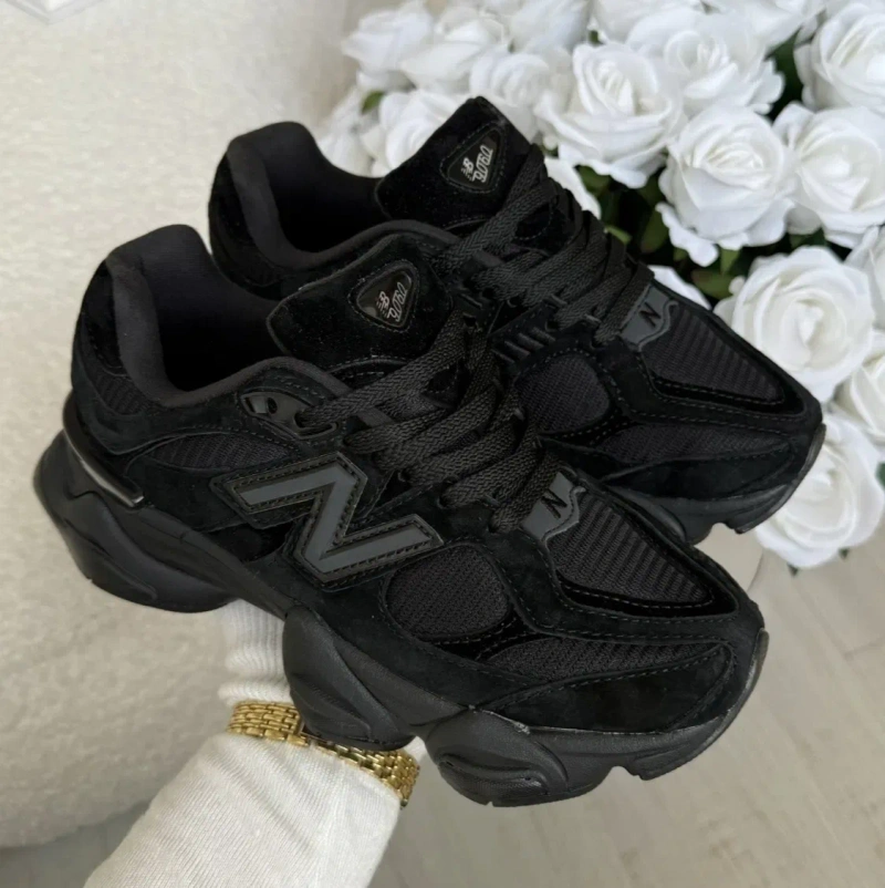 New Balance 9060 Black трендові кросівки нью беланс 9060 чорні — фото 3