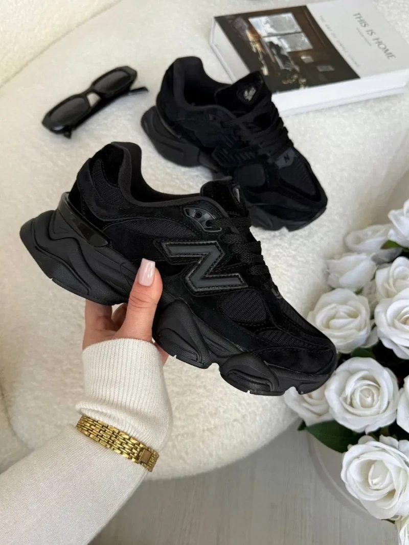 New Balance 9060 Black трендові кросівки нью беланс 9060 чорні — фото 6