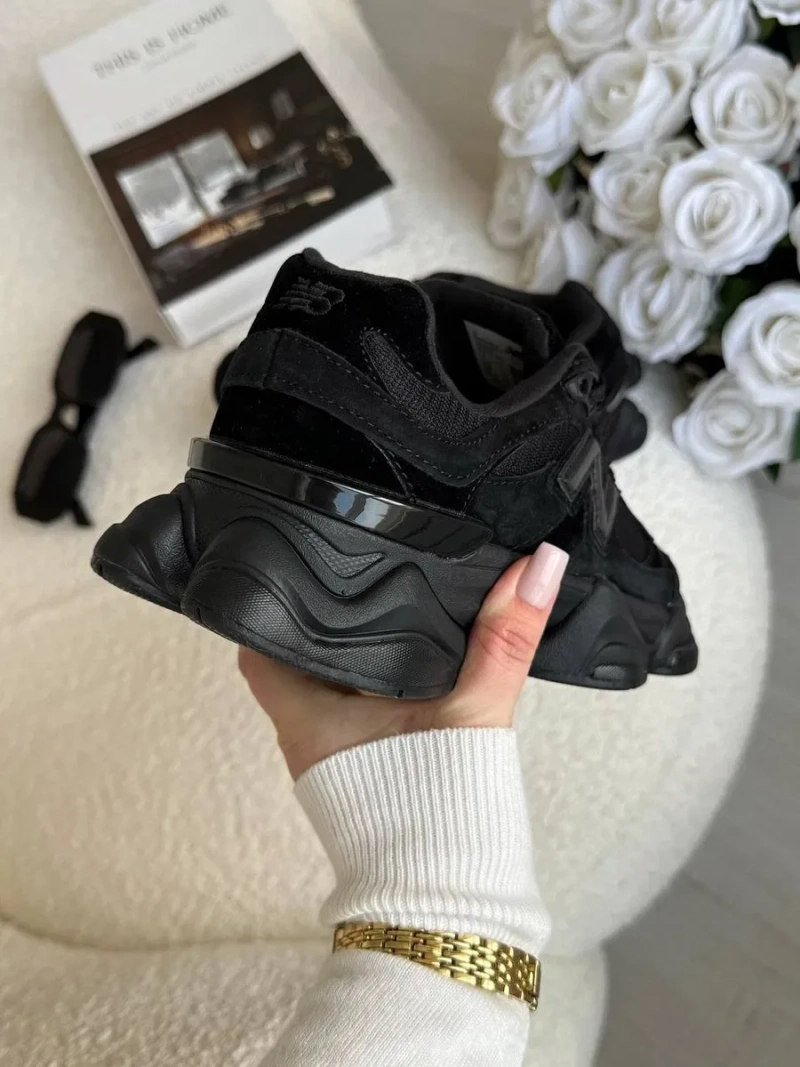 New Balance 9060 Black трендові кросівки нью беланс 9060 чорні — фото 7