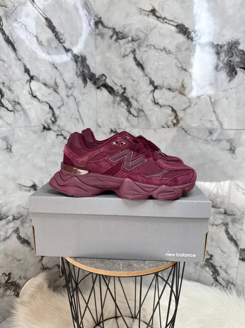 New Balance 9060 Burgundy жіночі кросівки ню беланс 9060 бордові — фото 2