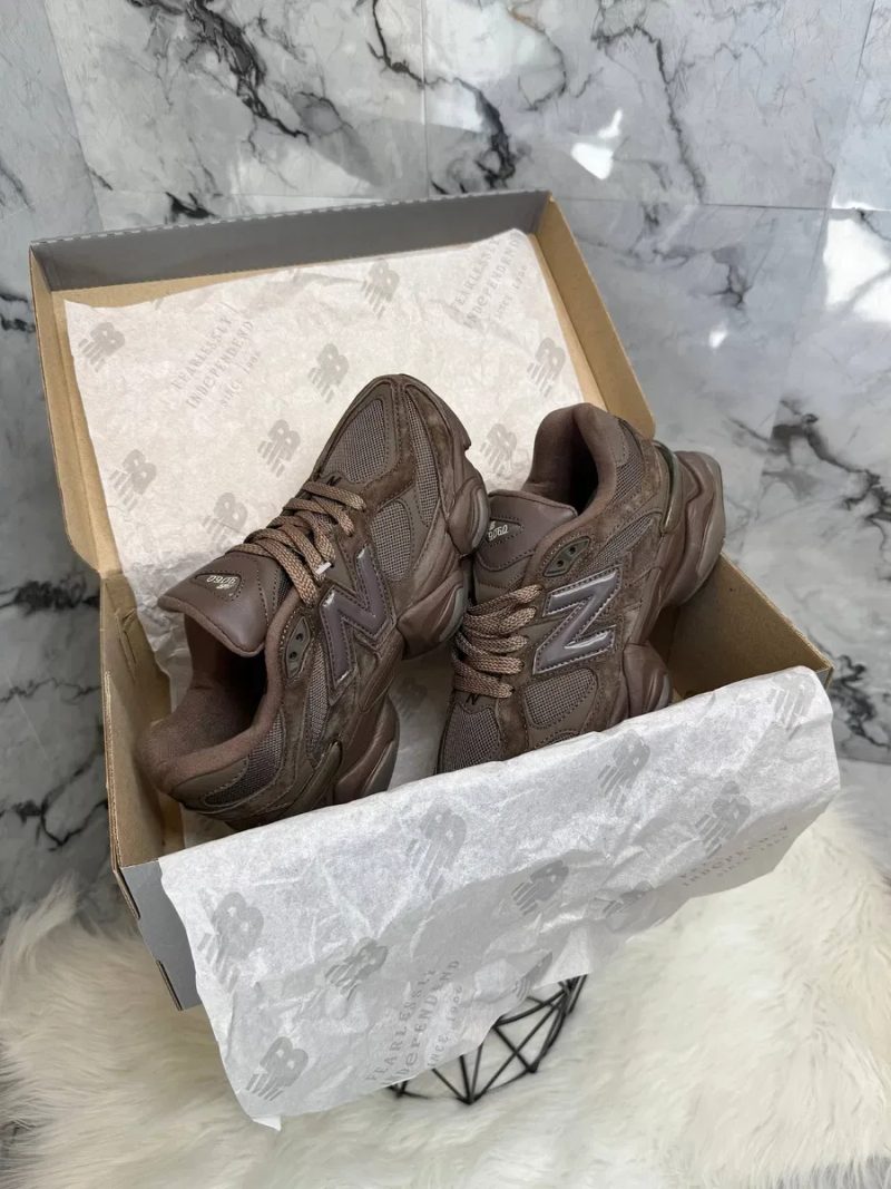 New Balance 9060 Chocolate Brown жіночі кросівки ню беланс 9060 шоколадні — фото 4