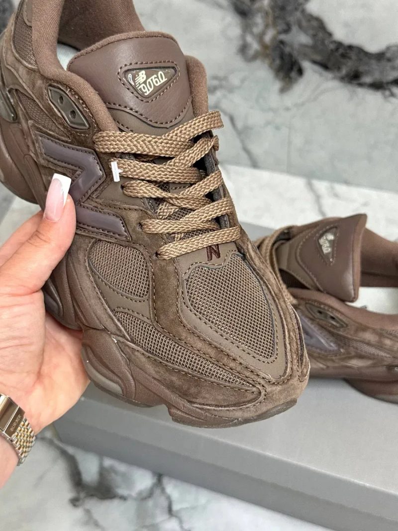 New Balance 9060 Chocolate Brown жіночі кросівки ню беланс 9060 шоколадні — фото 6