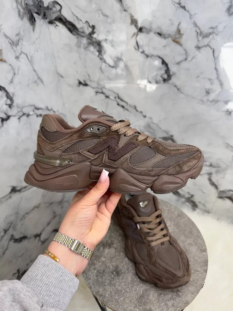 New Balance 9060 Chocolate Brown жіночі кросівки ню беланс 9060 шоколадні — фото 7