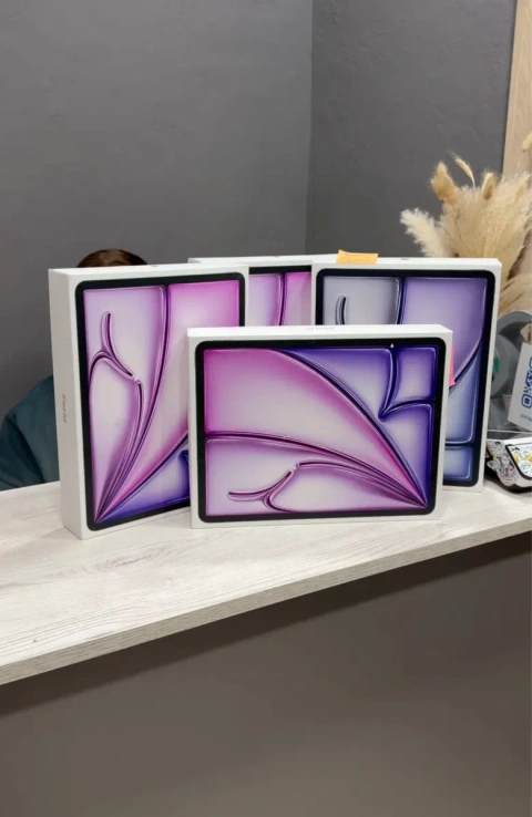 New ipad air 13’ m4 128gb + LTE space gray/purple + 1 рік гарантія