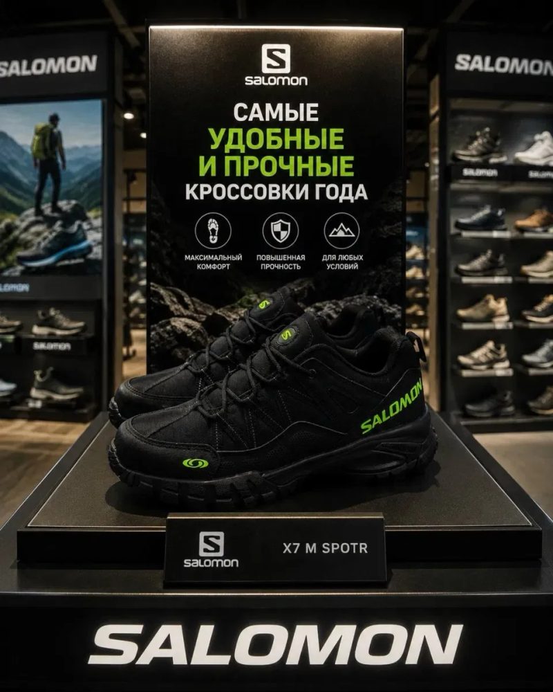 NEW !! Мембранные летние кроссовки Salomon тактические прочные красовки Не парят Дышащие красавки саломон Кожа и мембранна — фото 2