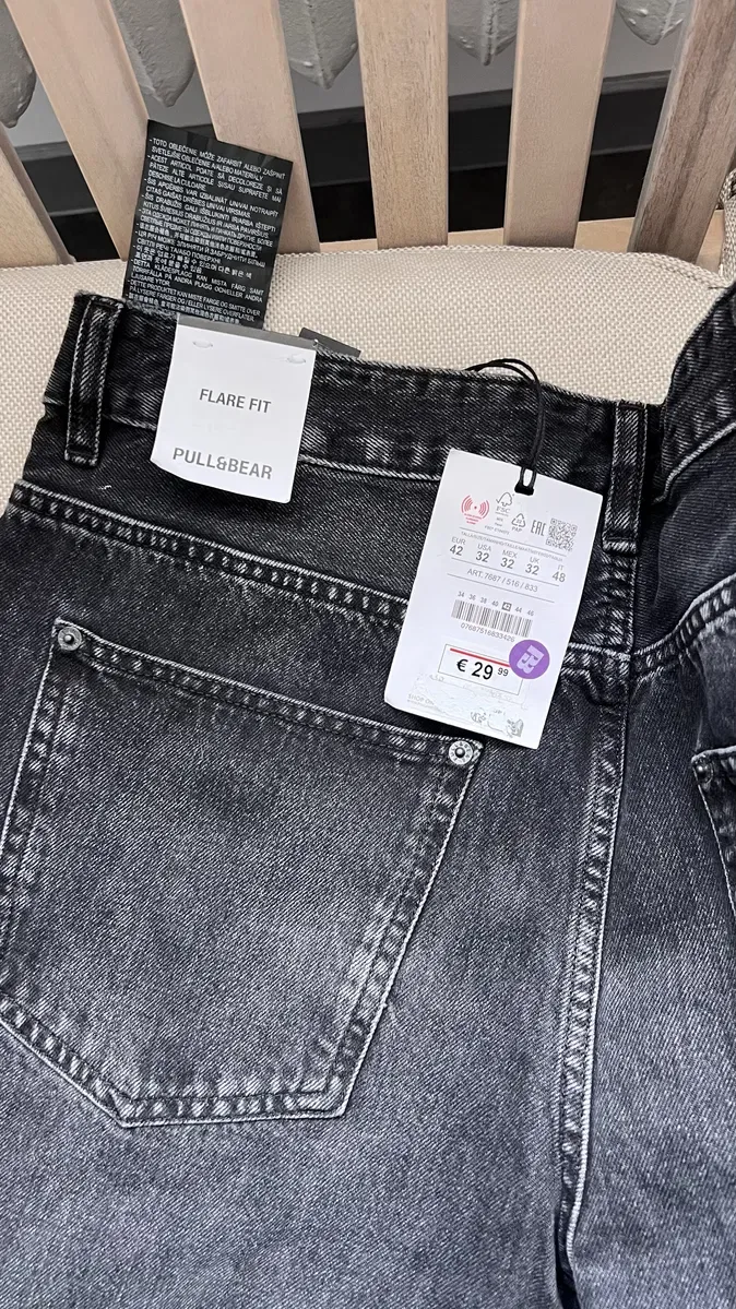 NEW ORIGINAL ! Джинси Pull&Bear Flared — фото 7