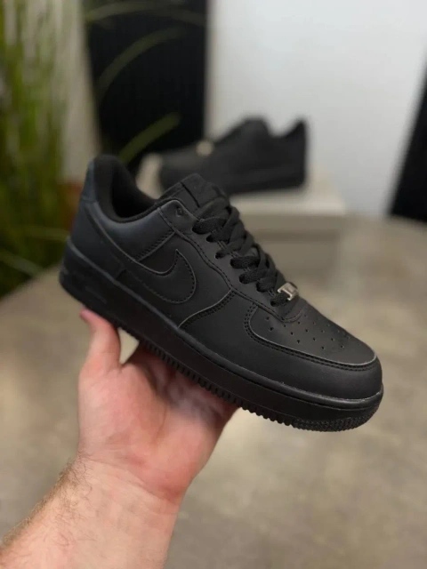 Nike Air Force 1 Black / Чорні найк форс