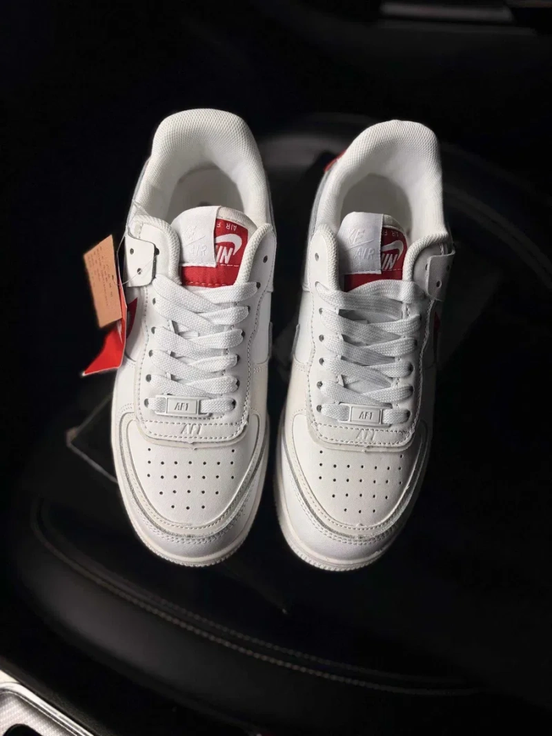 Nike Air Force 1 Shadow кросівки жіночі форси білі ЗНИЖКА — фото 2
