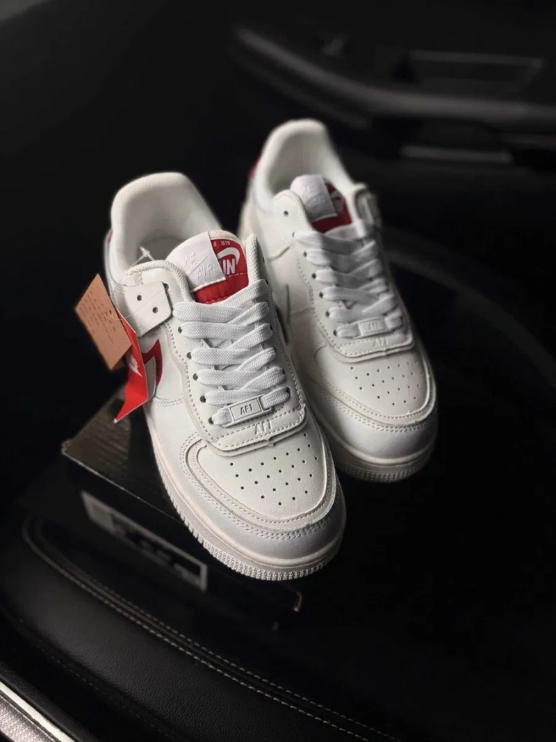 Nike Air Force 1 Shadow кросівки жіночі форси білі ЗНИЖКА — фото 3