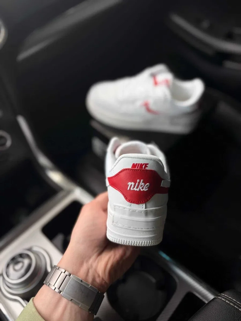 Nike Air Force 1 Shadow кросівки жіночі форси білі ЗНИЖКА — фото 5