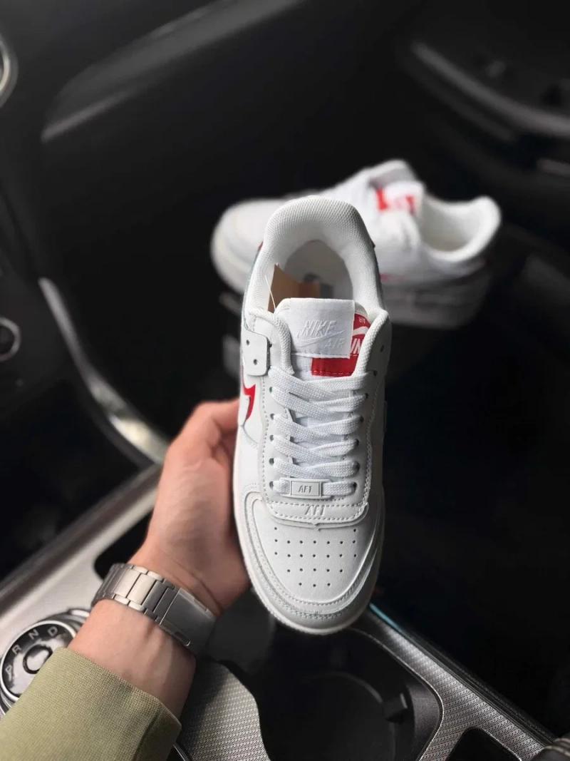 Nike Air Force 1 Shadow кросівки жіночі форси білі ЗНИЖКА — фото 6