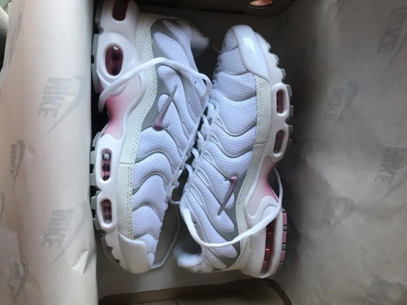 Nike Air Max Plus TN  Premium біло-рожеві, бело-розовые 37-40 в наявності — фото 2