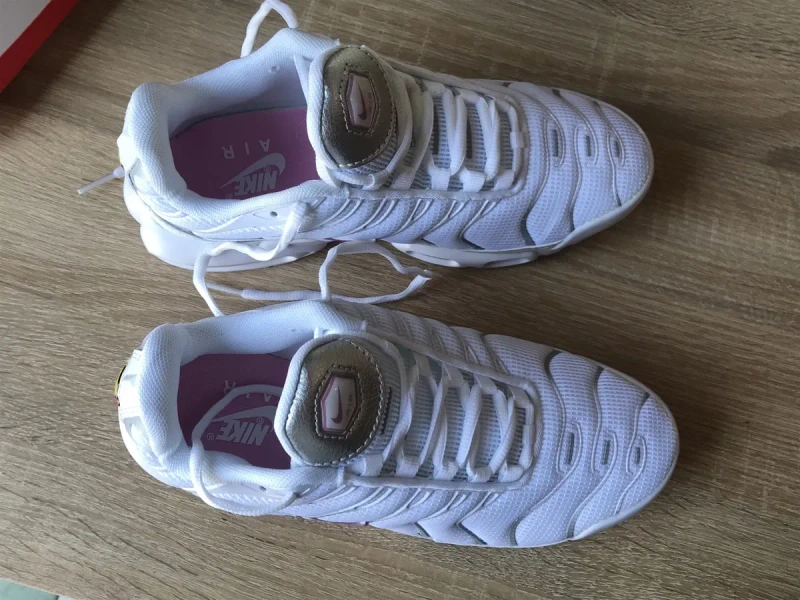 Nike Air Max Plus TN  Premium біло-рожеві, бело-розовые 37-40 в наявності — фото 3