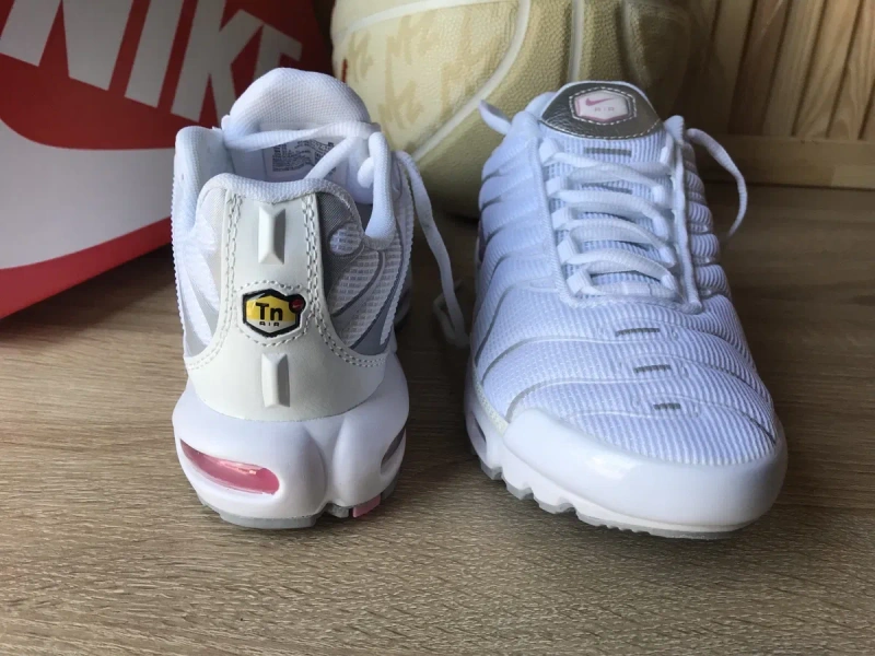 Nike Air Max Plus TN  Premium біло-рожеві, бело-розовые 37-40 в наявності — фото 4