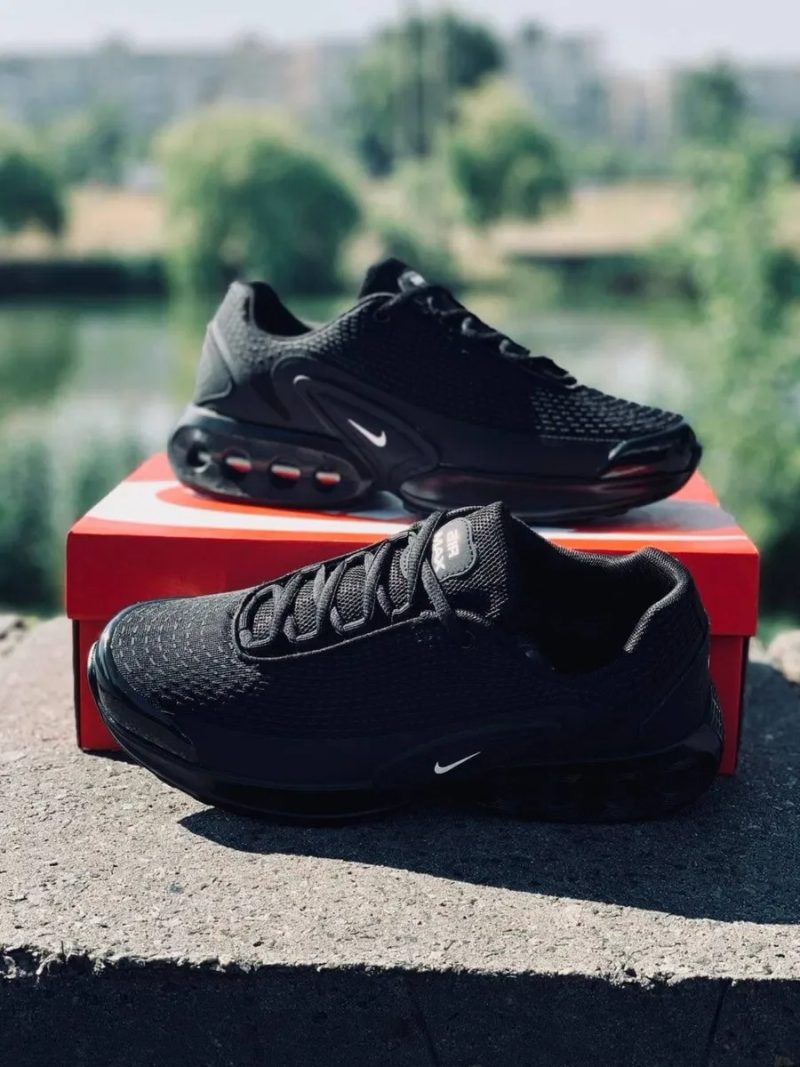 Nike air max TN Dn Triple Black • спортивні чоловічі кросівки найк • чорні найки • найк тен • найк дн • аір макси чорні — фото 4