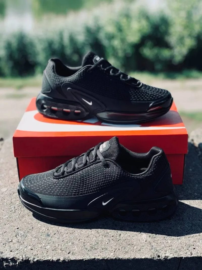 Nike air max TN Dn Triple Black • спортивні чоловічі кросівки найк • чорні найки • найк тен • найк дн • аір макси чорні — фото 6