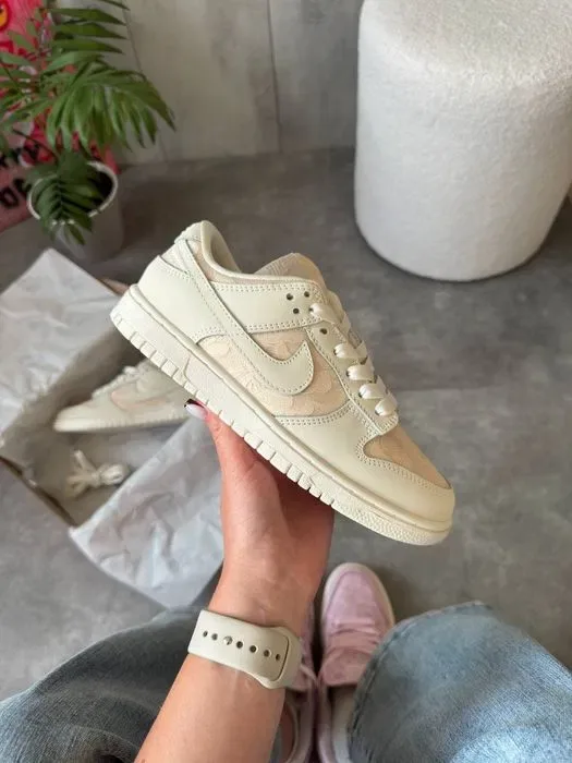 Nike Dunk Low Lace Pack Beige Regal жіночі кросівки найк данк бежеві — фото 6