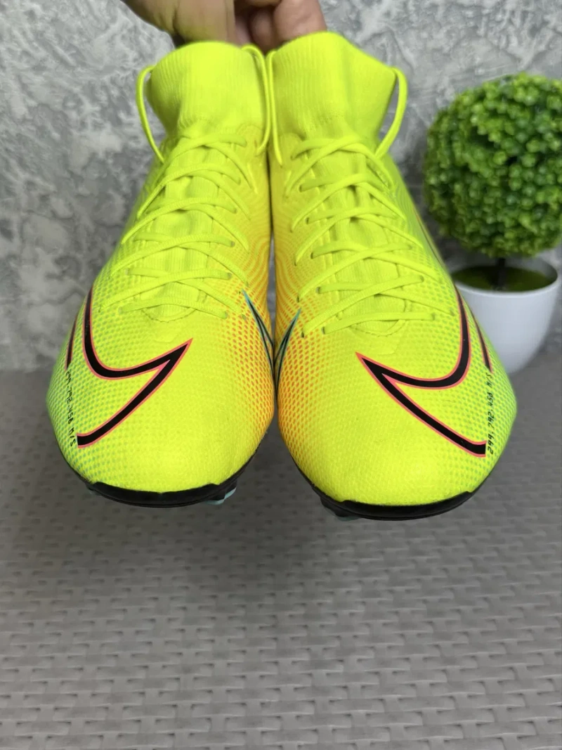 Nike Mercurial бутсы копы сороконожки 43 размер футбольные желтые — фото 5
