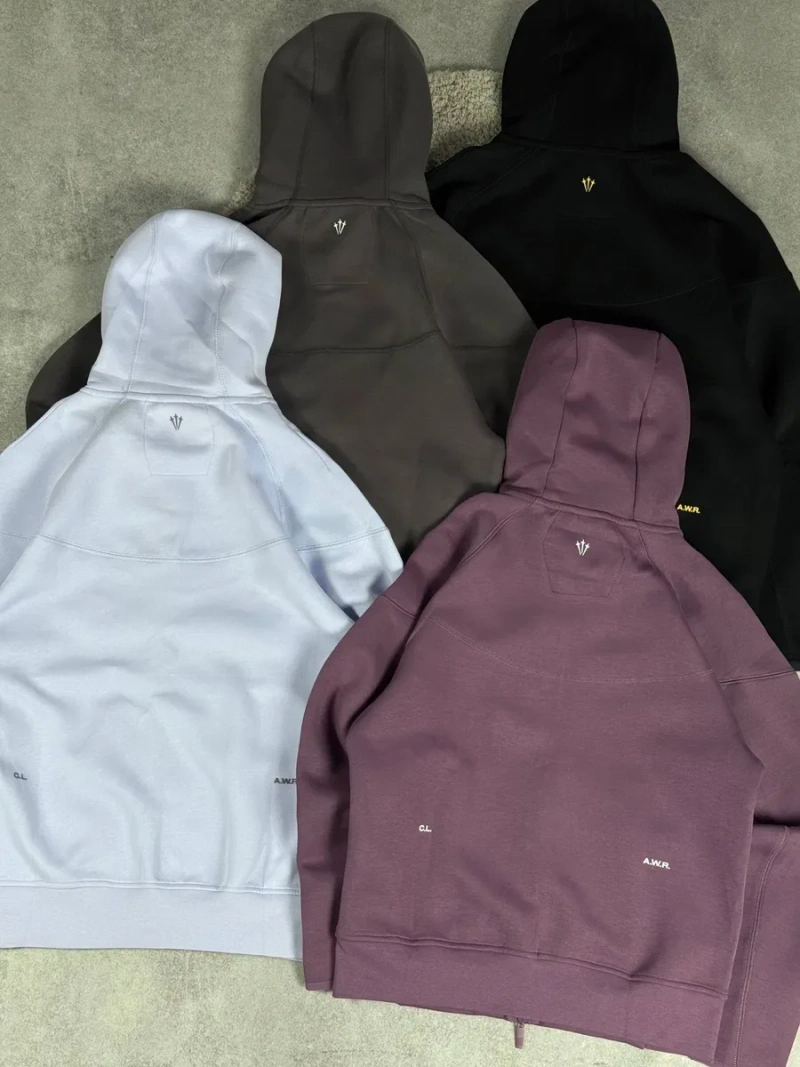 Nike Nocta Full-Zip Hoodie  , зіп худі нокта чорна, зелена, голуба, бардова — фото 3