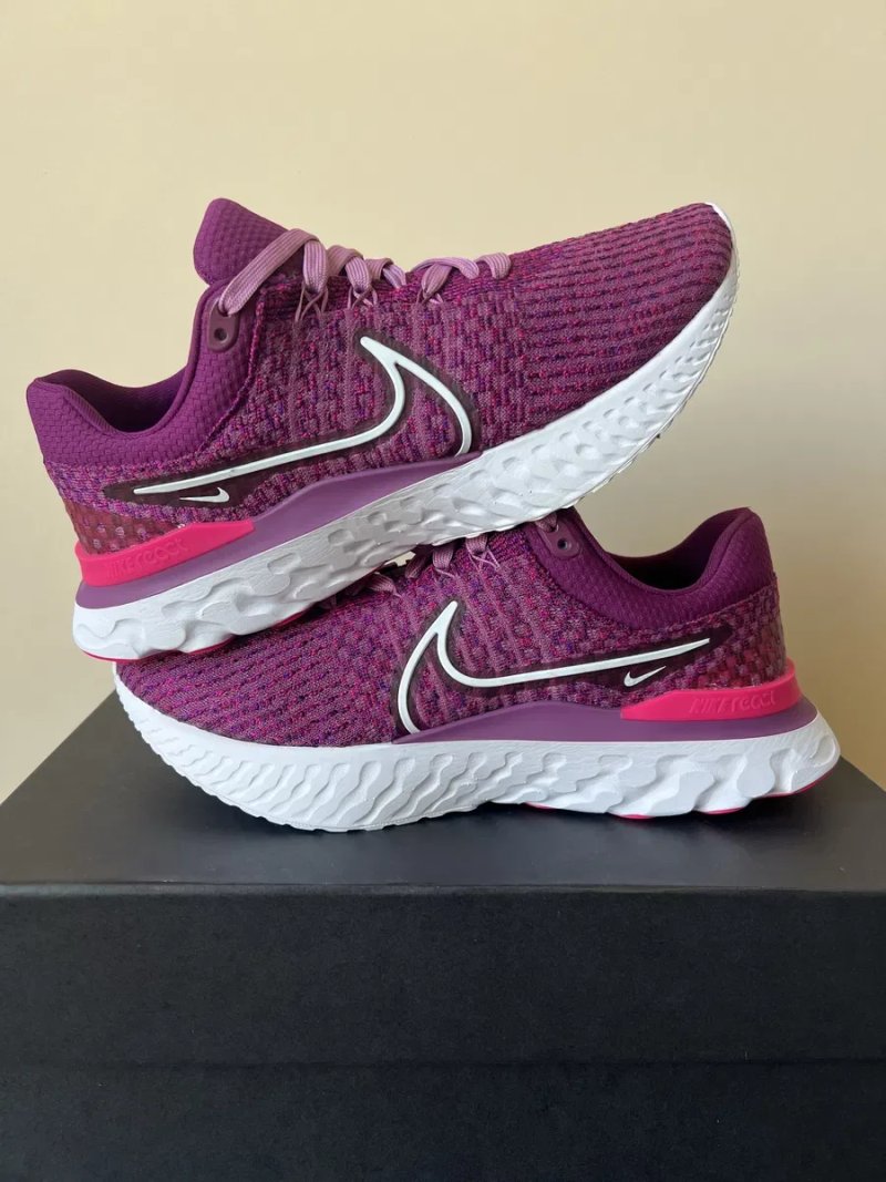 Nike React Infinity Run Flyknit 3 Violet Original — фото 3