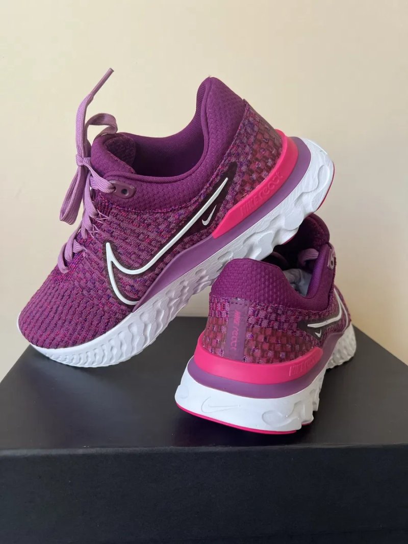 Nike React Infinity Run Flyknit 3 Violet Original — фото 4