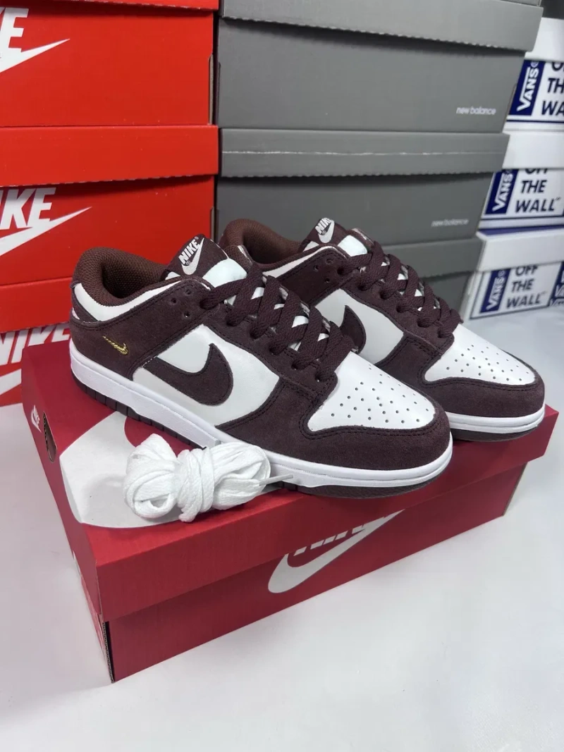 Nike SB Dunk Low Sail Brown жіночі кросівки найк сб данк коричневі — фото 4