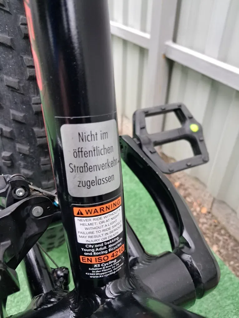 Німецький велосипед Ks Cycling SNW 2458, гірський велосипед, фет байк , fatbike, Shimano Altus Alivio 26 колеса дискові тормоза — фото 5