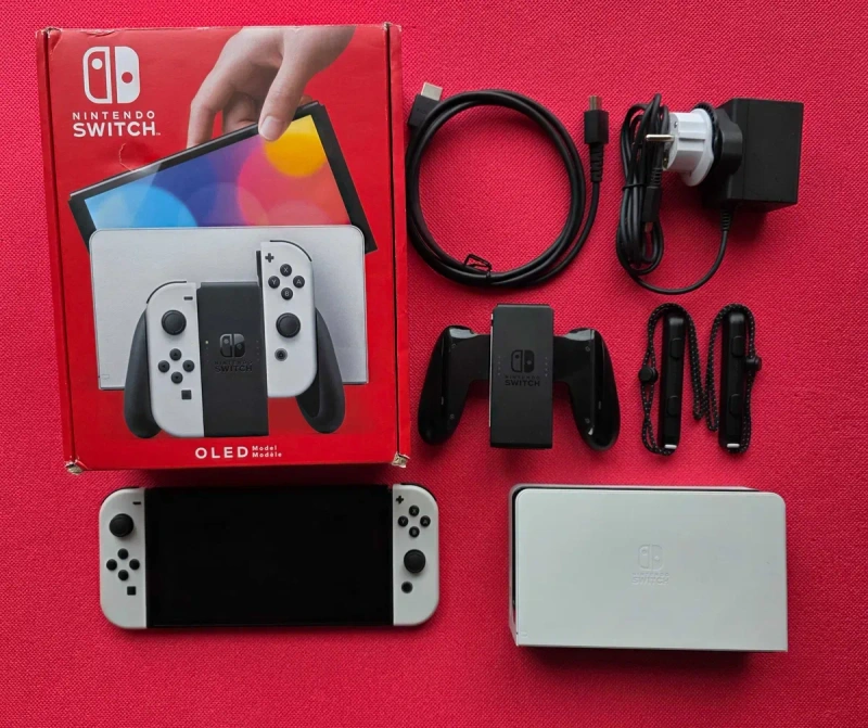 Nintendo switch oled + ігри, кп 128 гб — фото 4