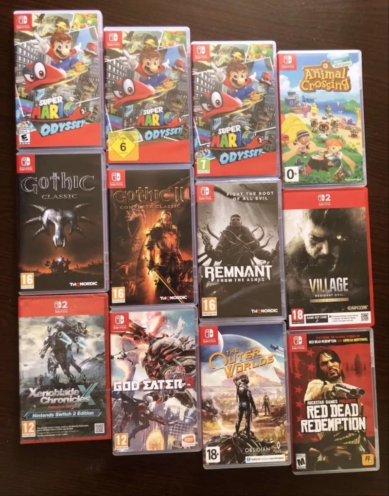 Nintendo Switch: Resident Evil, Ведьмак Дикая Охота, Ghotic FIFA Need for Speed, Assassins Creed Stalker Remnant RDR BloodRayne Zelda Metroid — фото 3