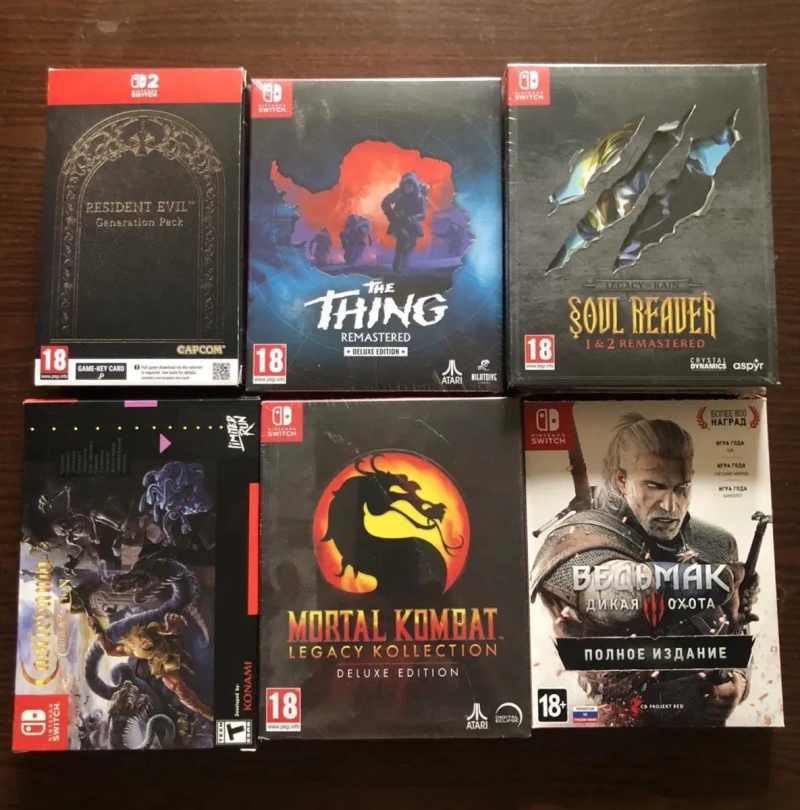 Nintendo Switch: Resident Evil, Ведьмак Дикая Охота, Ghotic FIFA Need for Speed, Assassins Creed Stalker Remnant RDR BloodRayne Zelda Metroid — фото 5