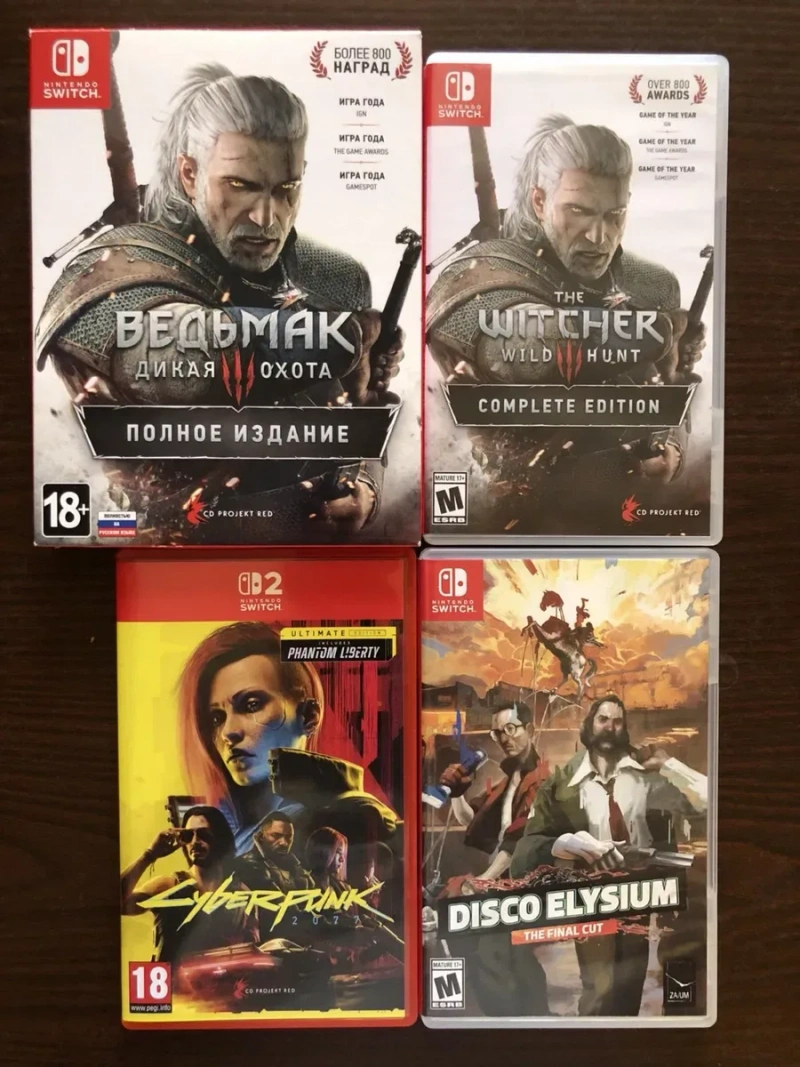 Nintendo Switch:Stalker, Witcher, Zelda, Metroid, Mario, Hollow Knight — фото 3