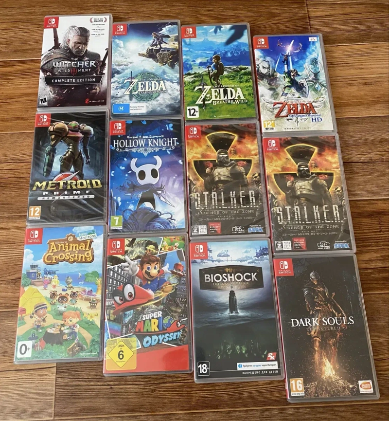 Nintendo Switch:Stalker, Witcher, Zelda, Metroid, Mario, Hollow Knight — фото 5