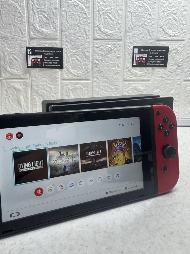 Nintendo Switch V1 25 ІГОР у комплекті. Повний комплект. Mario edition — фото 3