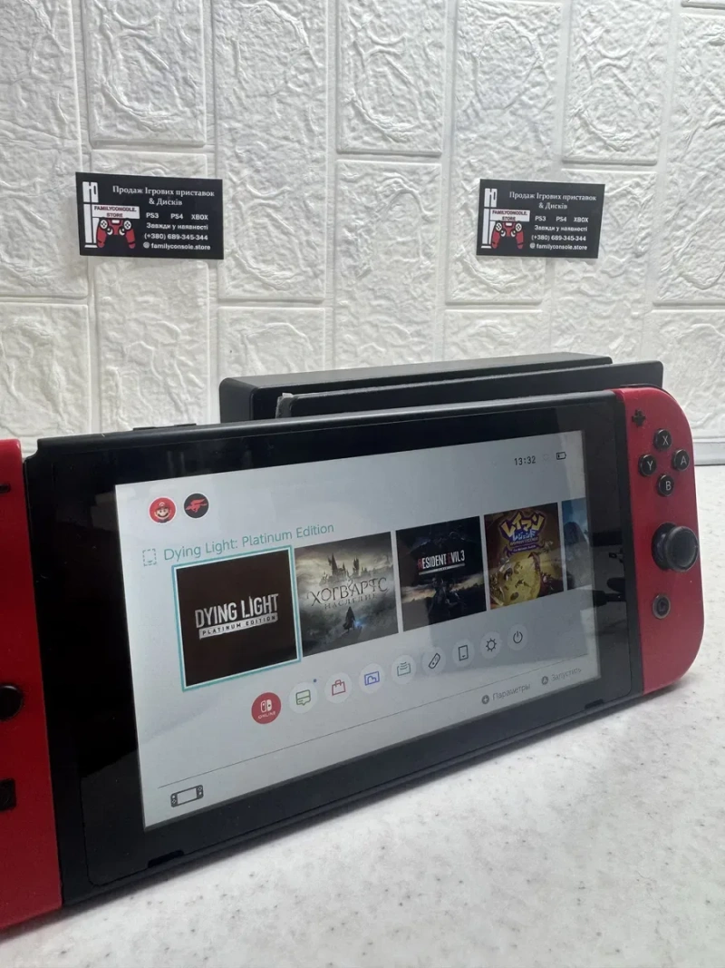 Nintendo Switch V1 25 ІГОР у комплекті. Повний комплект. Mario edition — фото 5