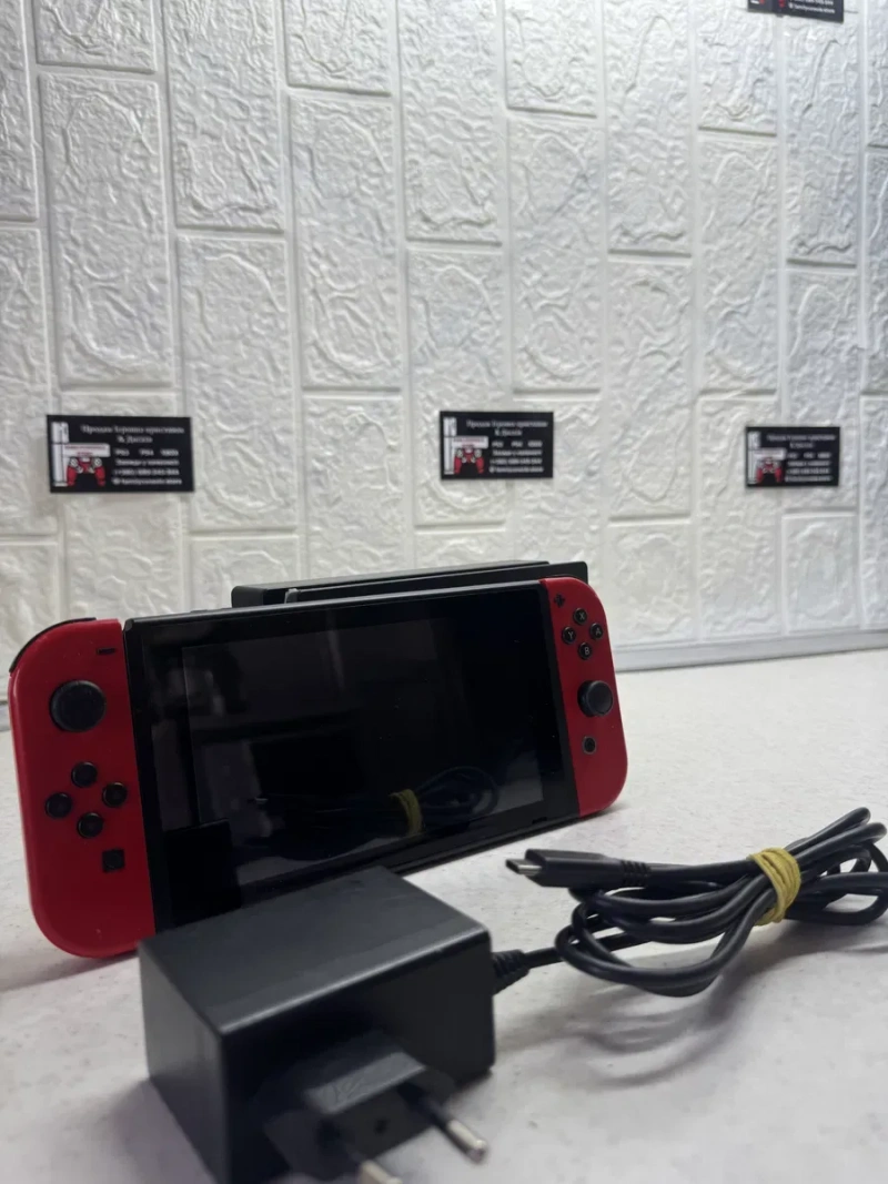 Nintendo Switch V1 25 ІГОР у комплекті. Повний комплект. Mario edition — фото 6