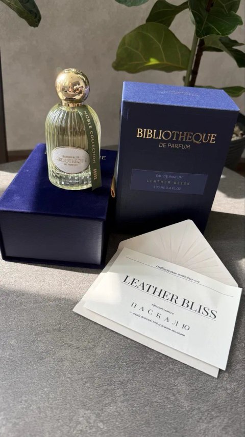 Нішеві парфуми Bibliotheque De Parfum Leather Bliss, 100 мл Новий, не використовувався