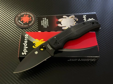 Ніж Spyderco Shaman MagnaCut DLC + Flytanium